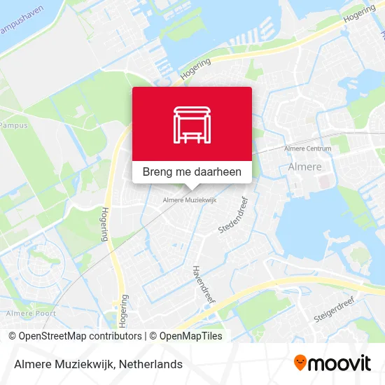 Almere Muziekwijk kaart