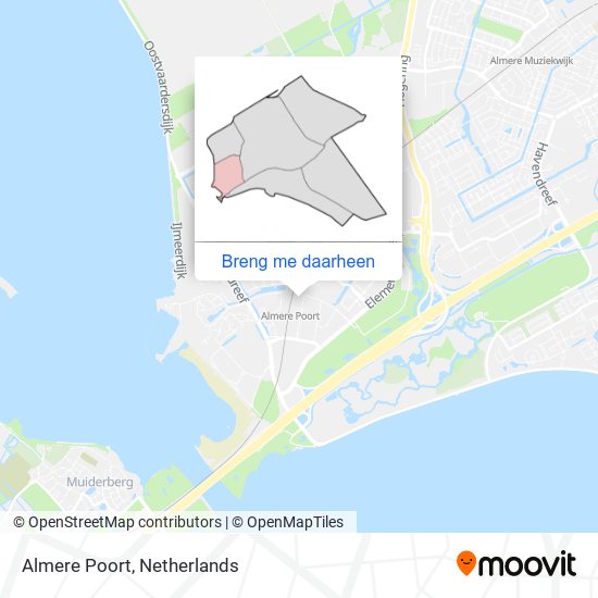 Almere Poort kaart