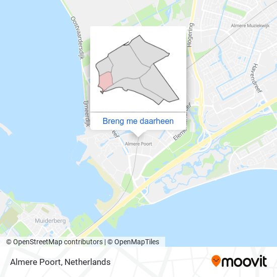 Almere Poort kaart