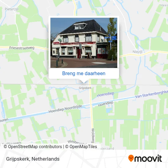 Grijpskerk kaart