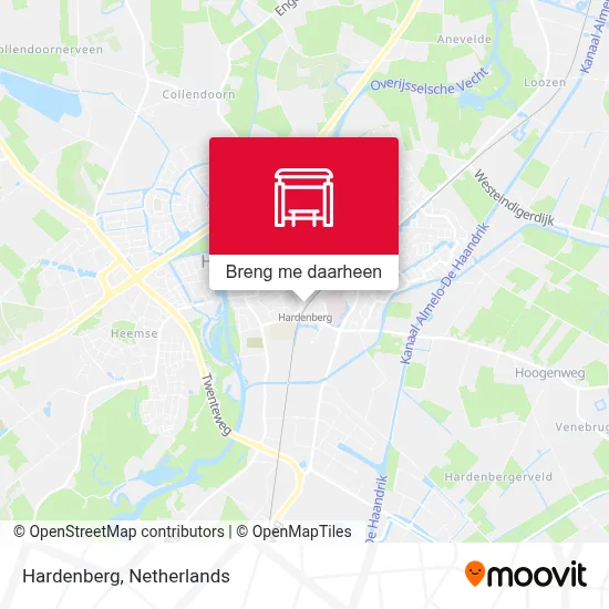 Hardenberg kaart