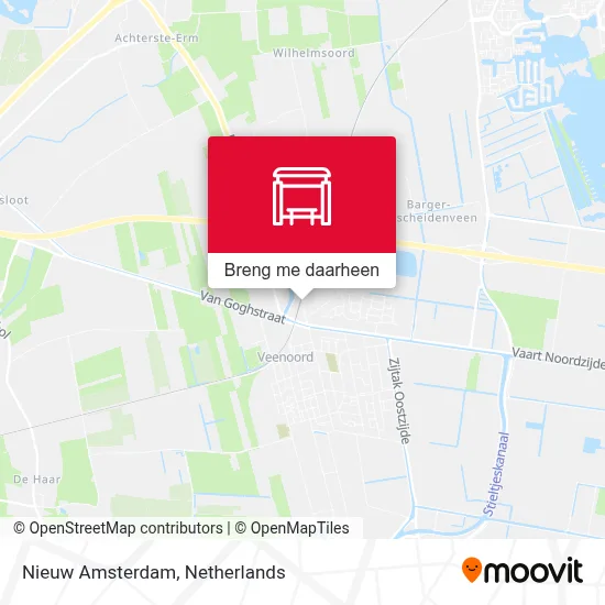 Nieuw Amsterdam kaart
