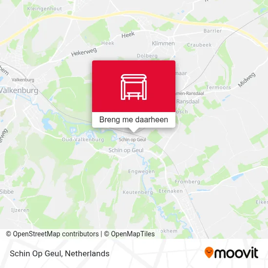 Schin Op Geul kaart