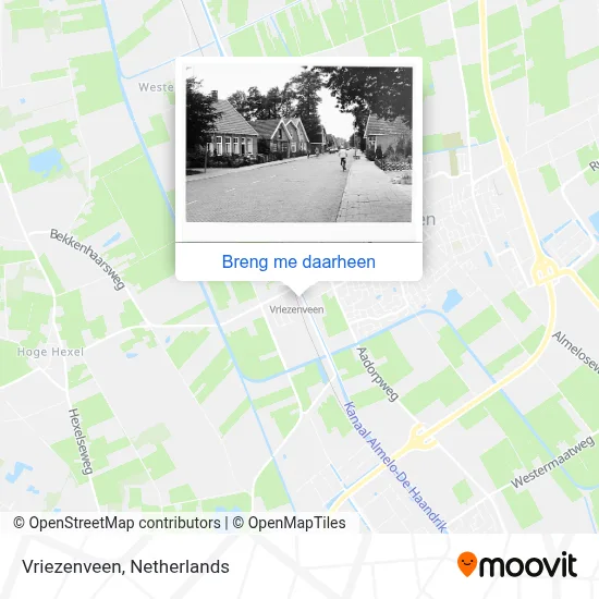 Vriezenveen kaart