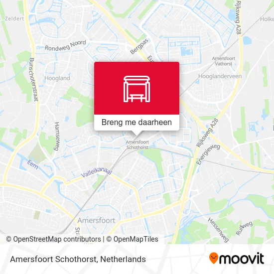 Amersfoort Schothorst kaart