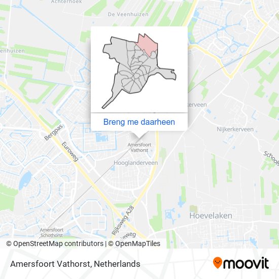 Amersfoort Vathorst kaart