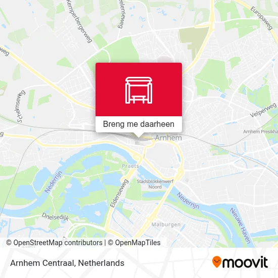 Arnhem Centraal kaart