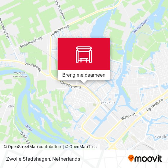 Zwolle Stadshagen kaart