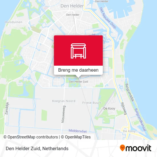 Den Helder Zuid kaart