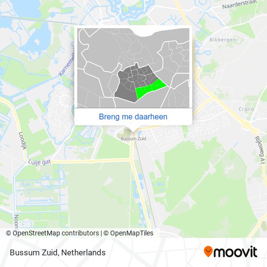 Bussum Zuid kaart