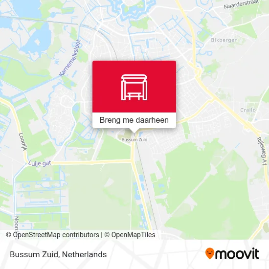 Bussum Zuid kaart