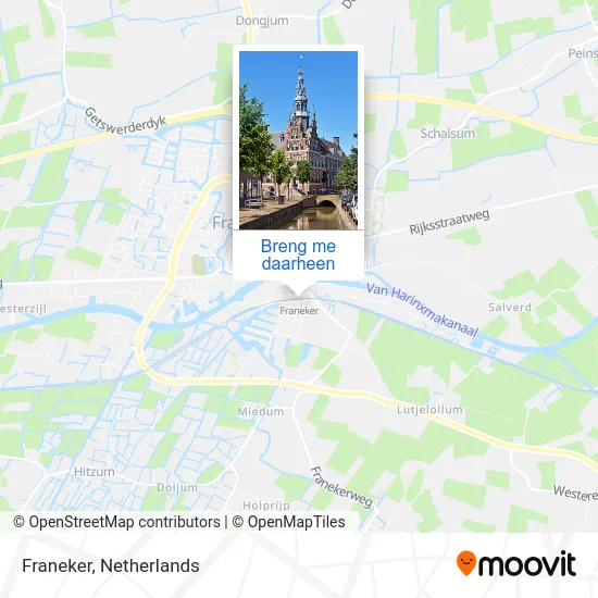 Franeker kaart