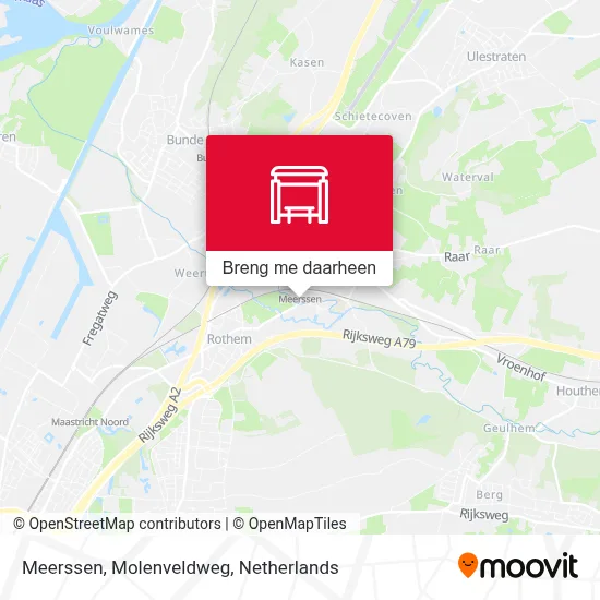 Meerssen, Molenveldweg kaart