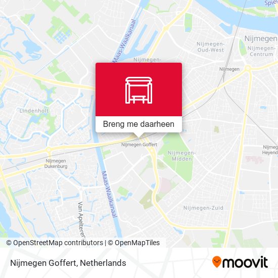 Nijmegen Goffert kaart