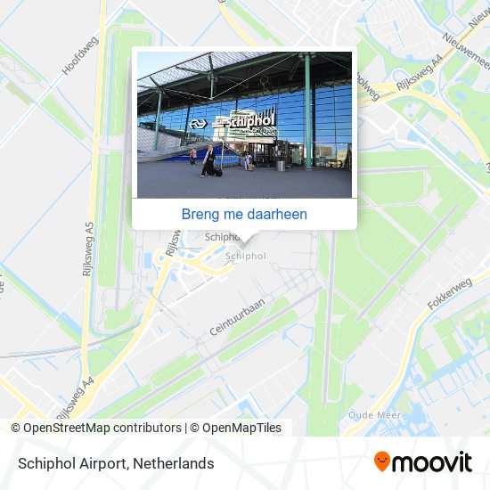 Schiphol Airport kaart