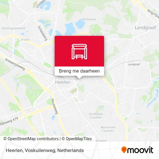 Heerlen, Voskuilenweg kaart