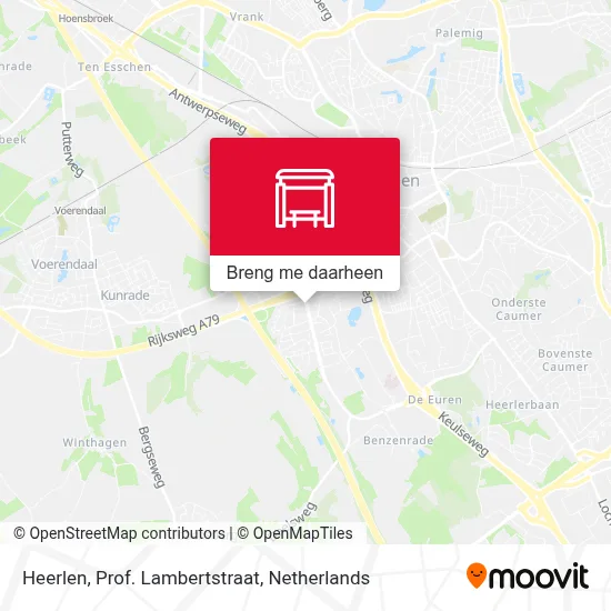 Heerlen, Prof. Lambertstraat kaart