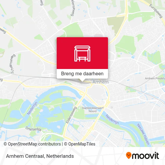 Arnhem Centraal kaart
