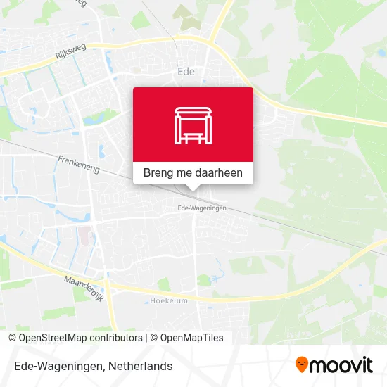 Ede-Wageningen kaart
