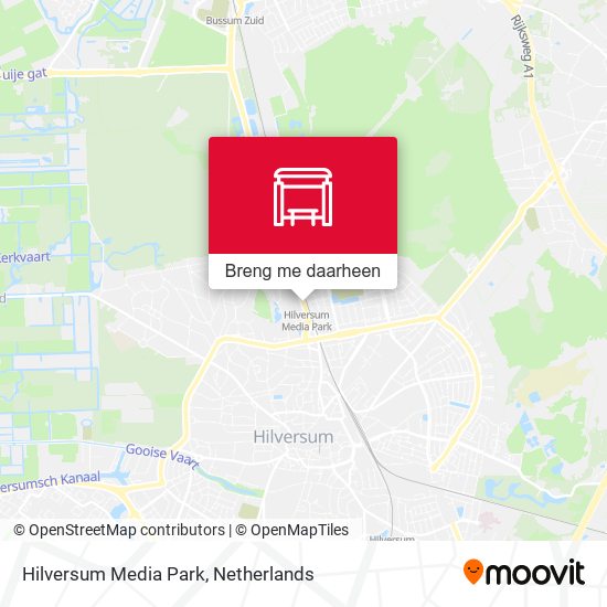 Hilversum Media Park kaart