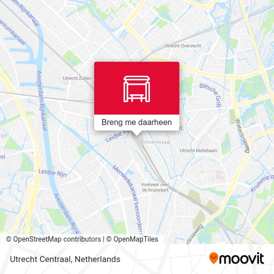 Utrecht Centraal kaart