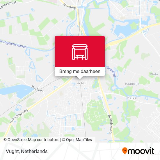 Vught kaart