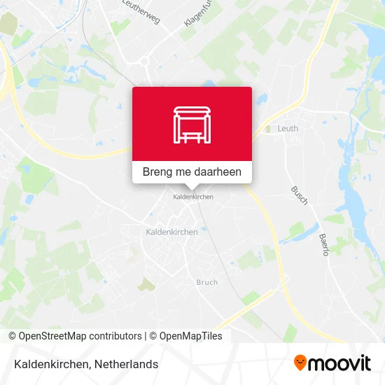 Kaldenkirchen kaart