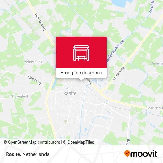 Raalte kaart