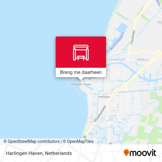 Harlingen Haven kaart