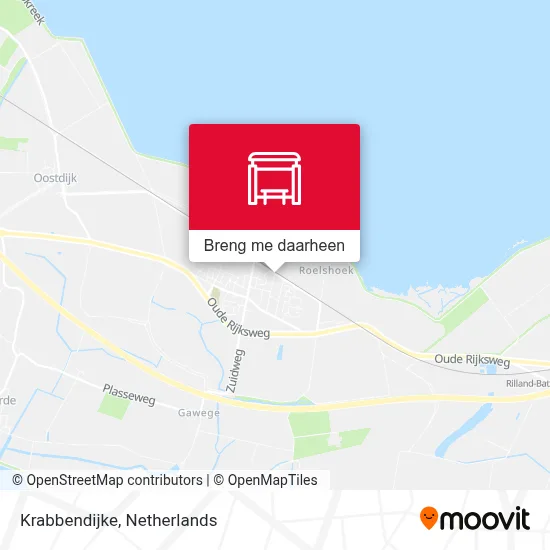 Krabbendijke kaart