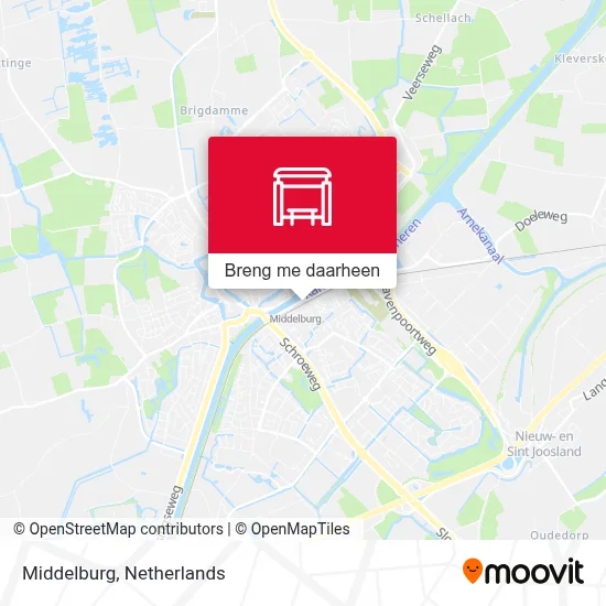 Middelburg kaart
