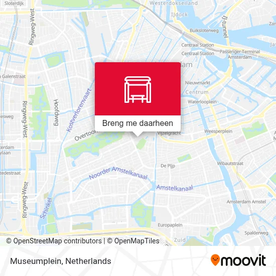 Museumplein kaart