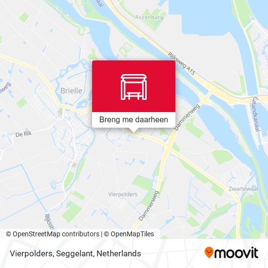 Vierpolders, Seggelant kaart