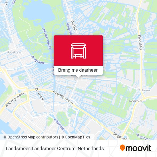 Landsmeer, Landsmeer Centrum kaart