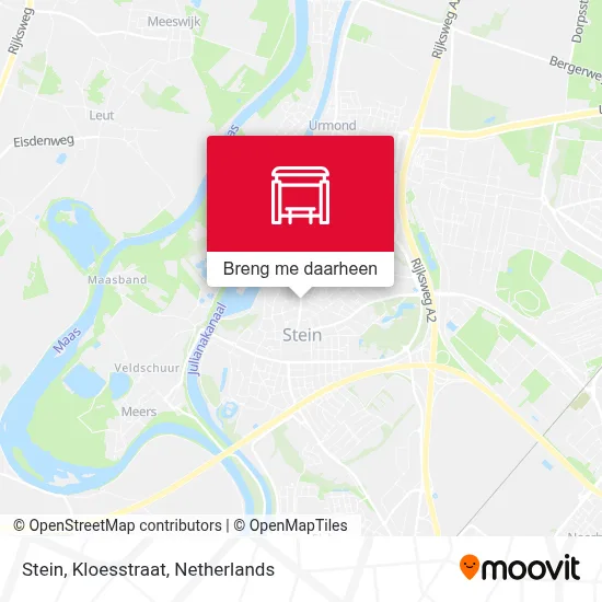 Stein, Kloesstraat kaart