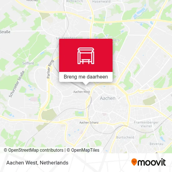 Aachen West kaart