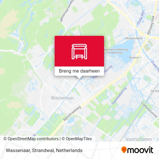 Wassenaar, Strandwal kaart