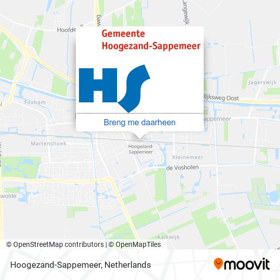 Hoogezand-Sappemeer kaart