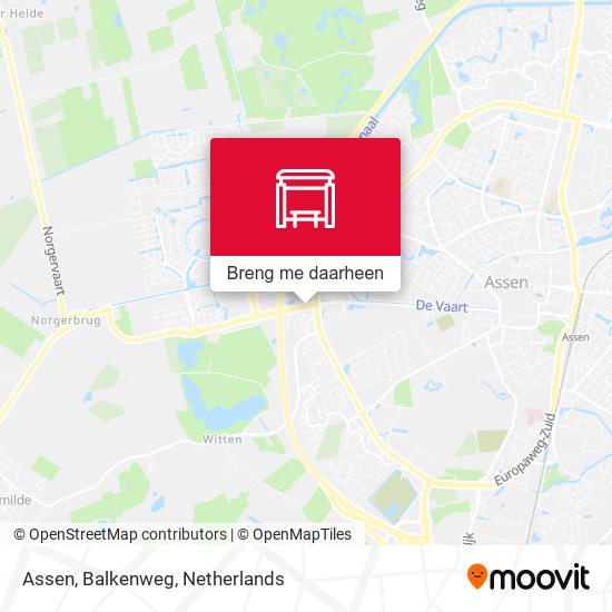 Assen, Balkenweg kaart