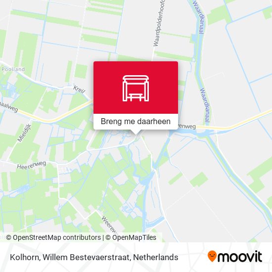 Kolhorn, Willem Bestevaerstraat kaart