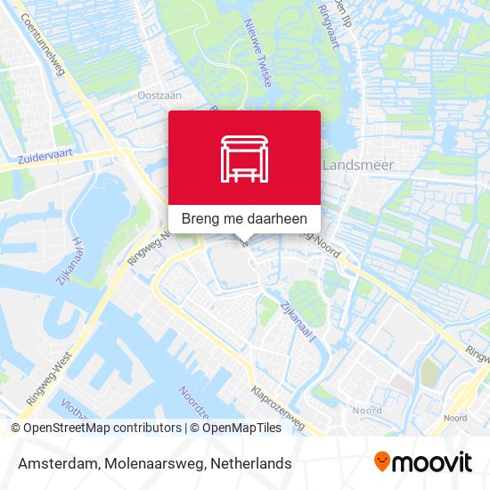 Amsterdam, Molenaarsweg kaart