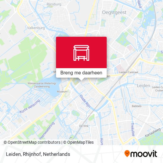 Leiden, Rhijnhof kaart