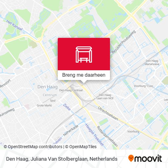 Den Haag, Juliana Van Stolberglaan kaart