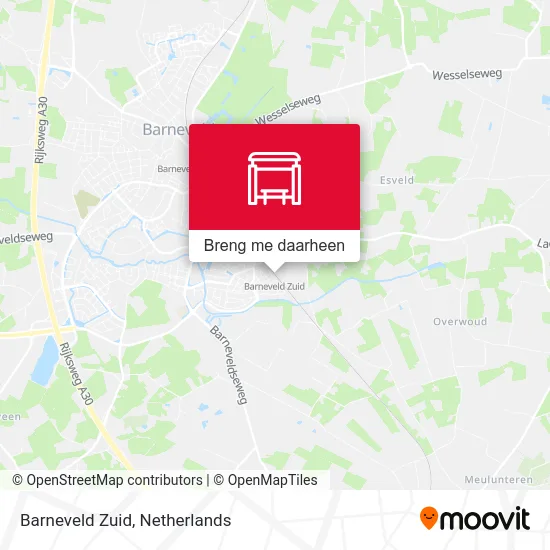 Barneveld Zuid kaart