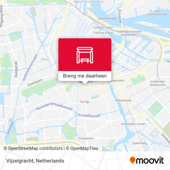 Vijzelgracht kaart