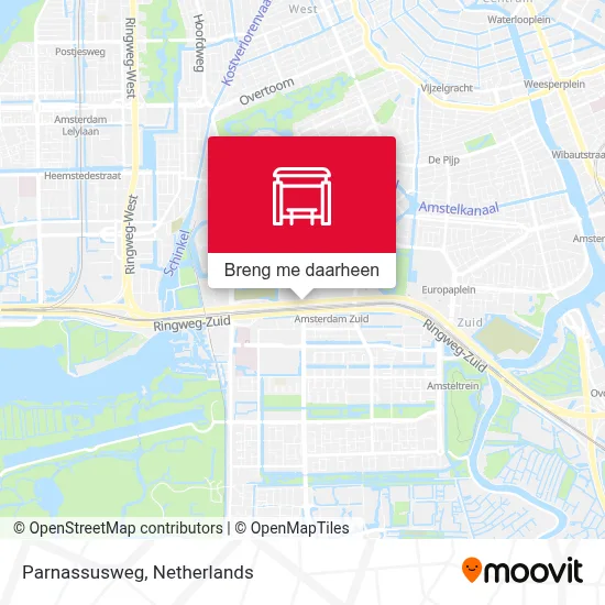 Parnassusweg kaart