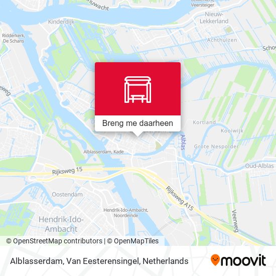 Alblasserdam, Van Eesterensingel kaart