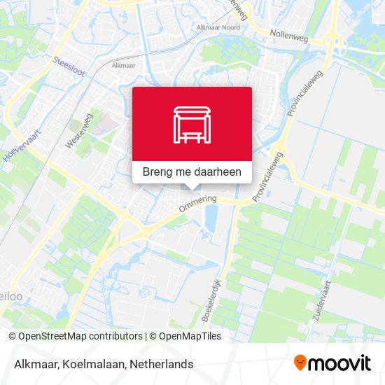 Alkmaar, Koelmalaan kaart