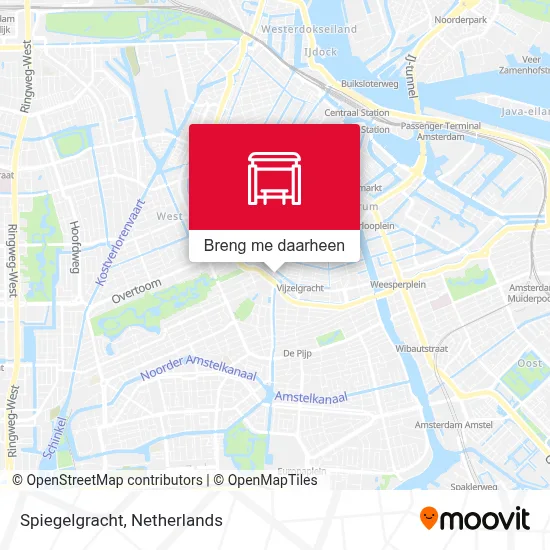 Spiegelgracht kaart