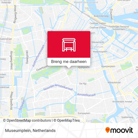 Museumplein kaart